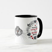 Meowgical Vibes - Living Better Cat Combo Mug (11) マグカップ (正面右)
