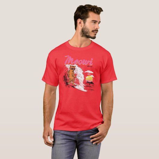 Meowi caesium friend vintage boy tシャツ (正面フル)