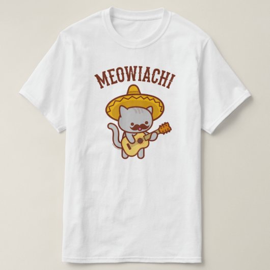 MEOWIACHIキャットTシャツ Tシャツ (デザイン正面)