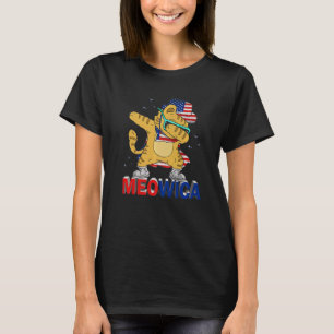 Meowica Pet Cat 7月の愛国的なアメリカのPr第4弾 Tシャツ