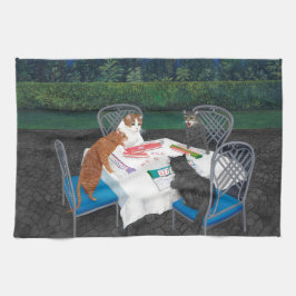 Meowjongg キッチンタオル