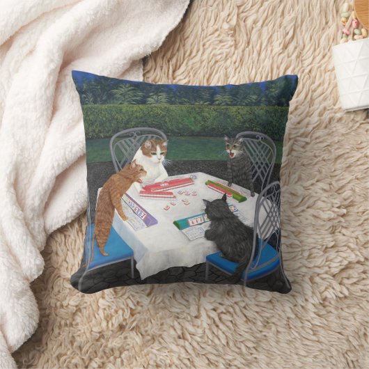 Meowjongg クッション (ブランケット)