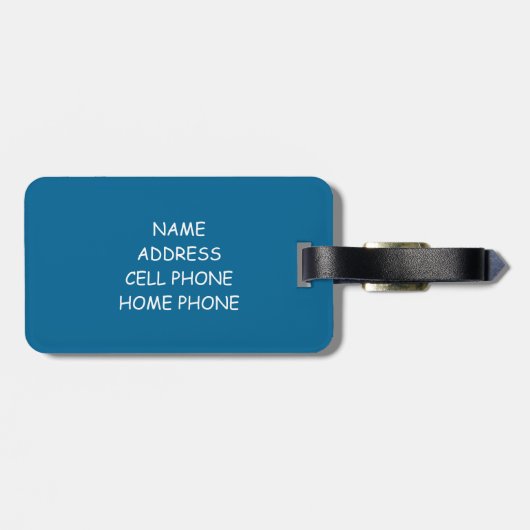 Meowjongg ラゲッジタグ (裏面横)