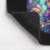 Meowl Cat Owl Meme Brainrot Kids Cursed Silly Gen  マウスパッド (コーナー)