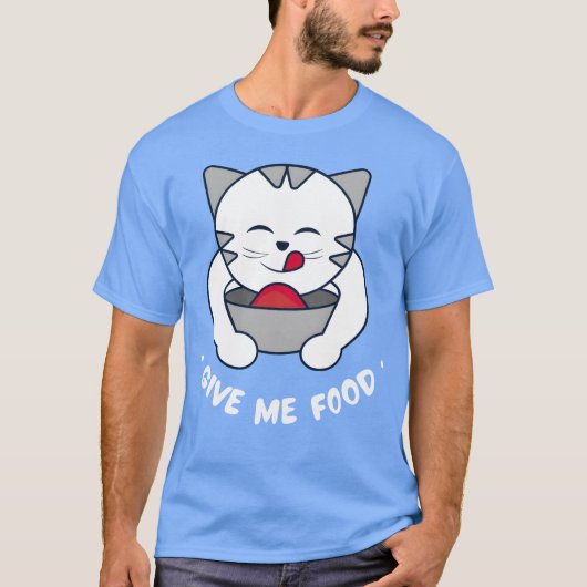 Meowlicious Munchies Whiskerlicking Good Cat Food  Tシャツ (正面)