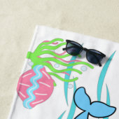 Meowmaids Mermaid Cats in the Sun Mercatsおもしろい ビーチタオル (インサイチュ)