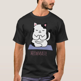 Meowmaste Animal Yoga Tシャツ