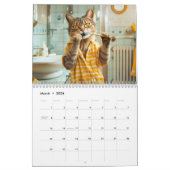 Meowments of the Day - 2026 Cat Calendar カレンダー (3月 2026)