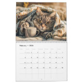 Meowments of the Day - 2026 Cat Calendar カレンダー (2月 2026)