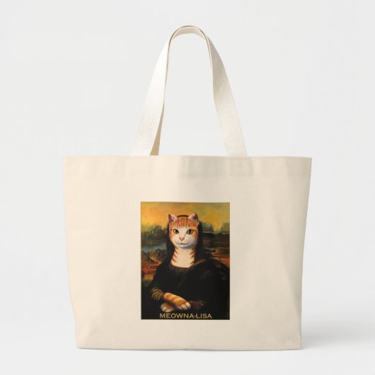 Meownaリサのバッグ ラージトートバッグ (正面)