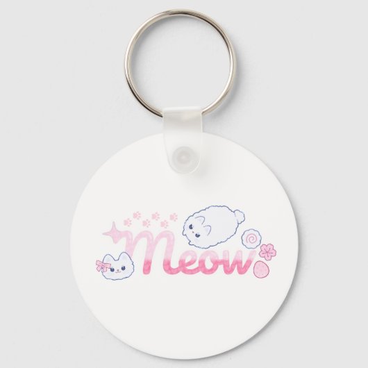 MeowpinkChain キーホルダー (正面)