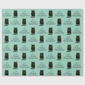 Meowry Christmas ラッピングペーパー (フラット)