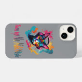 Meowsicをアップす最高のる- cat musicカラフル iPhoneケース (裏面横)