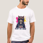 MeowSicモード Tシャツ (正面)