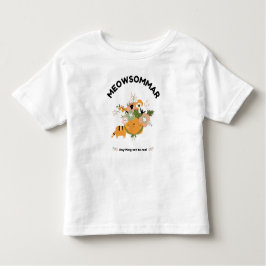 Meowsommar Toddlerジャージ素晴らしーTシャツ トドラーTシャツ