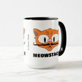 MEOWSTACHE 面白いヒゲ猫 セニョール・ガト マグカップ (正面右)