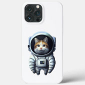 Meowstronut宇宙飛行士おもしろい猫好きTシャツTh Case-Mate iPhoneケース (裏面)