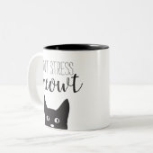 Meowtのマグに重点を置かないで下さい ツートーンマグカップ (正面左)