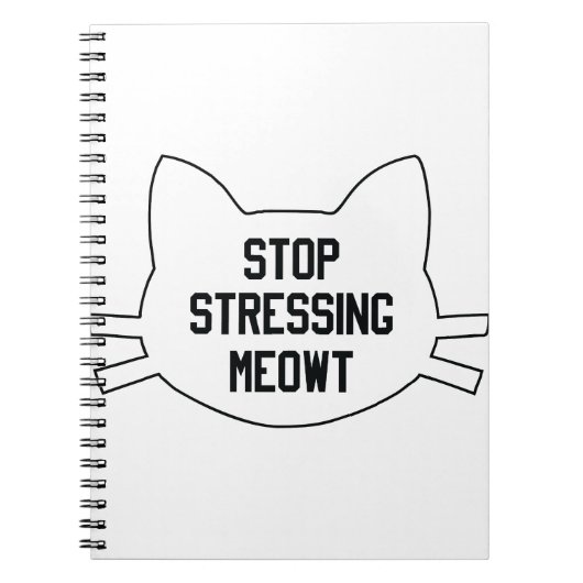 Meowtの強調 ノートブック (正面)
