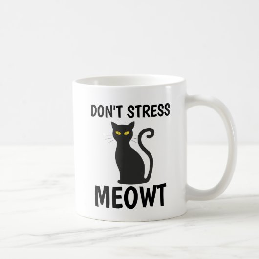 MEOWT CAT COFFEE MUGSストレスしない コーヒーマグカップ (右)