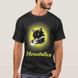 Meowtallica Graphic：ロックスターのオーラ Tシャツ