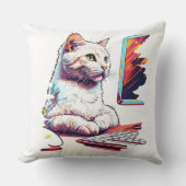 Meowtastic Coder クッション (正面)