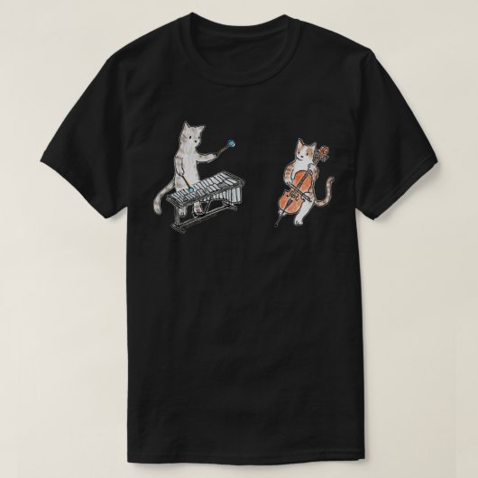 Meowtet Vibraphoneアンプチェロデュエット Tシャツ (デザイン正面)