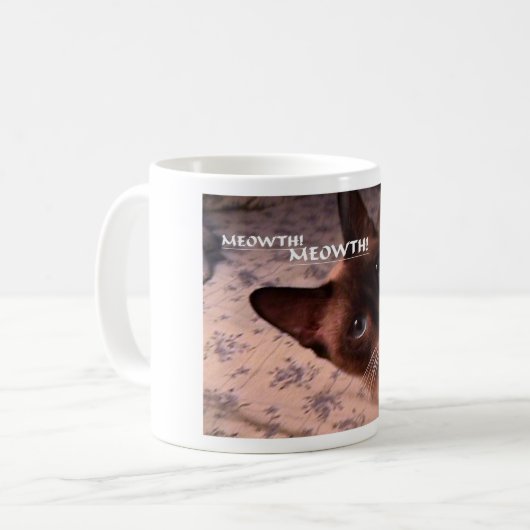 meowthのmeowth コーヒーマグカップ (正面左)
