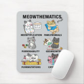 Meowthematics Funny Math Cat Puns For Math Lovers マウスパッド (マウス)