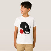 Meowu Kids Tuxy Tuxedoティー Tシャツ (正面フル)