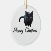 Meowyのクリスマスのオーナメント セラミックオーナメント (右)