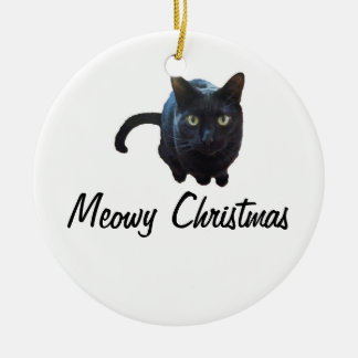 Meowyのクリスマスのオーナメント セラミックオーナメント