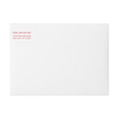 Meowyのクリスマス|かわいい猫の休日 ラップアラウンドラベル (正面)