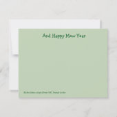 Meowyのクリスマス サンキューカード (裏面)