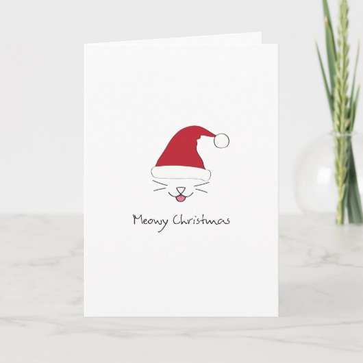 Meowyのクリスマス シーズンカード (正面)