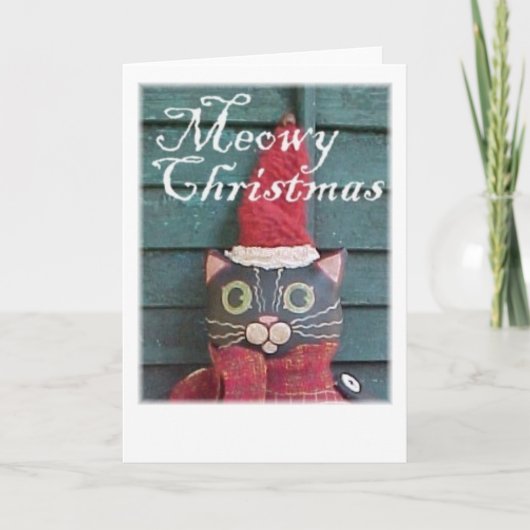 Meowyのクリスマス シーズンカード (正面)