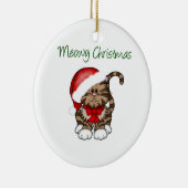 Meowyのクリスマス セラミックオーナメント (右)