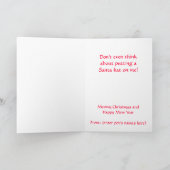 Meowyのクリスマス-猫の休日の挨拶状 シーズンカード (内部)