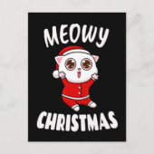 Meowyクリスマス – クリスマス2022 ポストカード (正面)