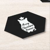 MEOWYクリスマス ペーパーコースター (アングル)