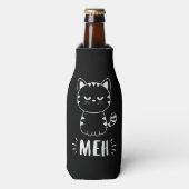 Meowy猫好き女性女性雌猫おもしろい- Cat ボトルクーラー (ボトル正面)
