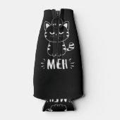 Meowy猫好き女性女性雌猫おもしろい- Cat ボトルクーラー (裏面)