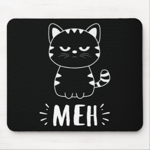 Meowy猫好き女性女性雌猫おもしろい- Cat マウスパッド