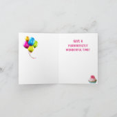 MEOWY誕生日子猫スモール誕生日 カード (内部)