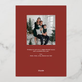 Meowy and Bright in金ゴールド 箔シーズンカード (裏面)