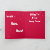 Meowy Catmasの挨拶状 シーズンカード (内部)