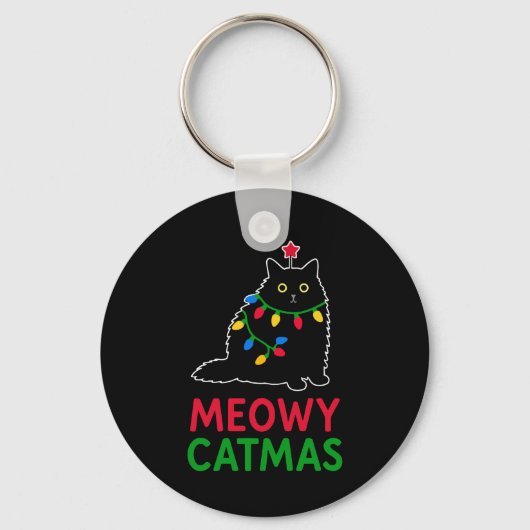 Meowy Catmas キーホルダー (正面)