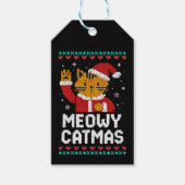 Meowy Catmas ギフトタグ (正面)