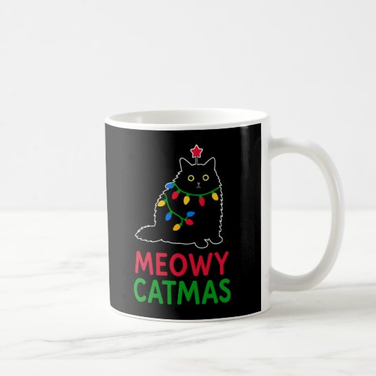 Meowy Catmas コーヒーマグカップ (右)