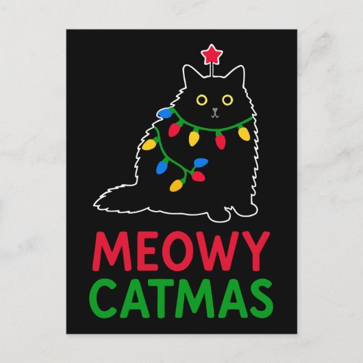 Meowy Catmas ポストカード (正面)